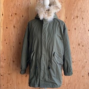 Army Green Parka Jacket